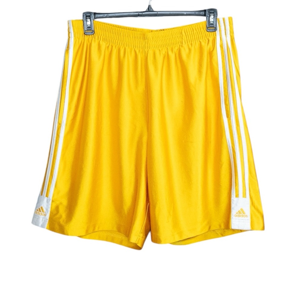 Vintage Adidas‎ Dazzle Shorts Men’s XL Yellow Basketball Athletic Drawstring Y2K